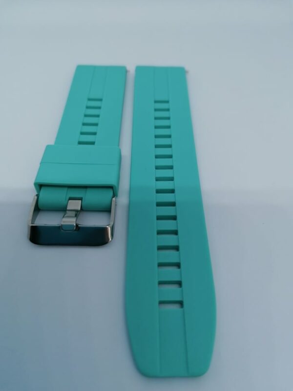 Силиконова каишка за Samsung /Huawei Watch 22 mm тюркоаз - Image 3