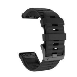 Силиконова каишка за Garmin Fenix 26 mm Quick Fit черна NEW