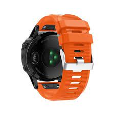 Силиконова каишка за Garmin Fenix 26 mm Quick Fit оранжева