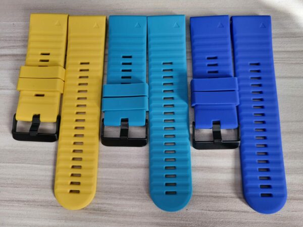 Силиконова каишка за Garmin Fenix 26 mm Quick Fit светло синя NEW - Image 2