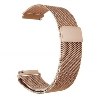 Метална каишка 20 мм светло розова / rose gold/