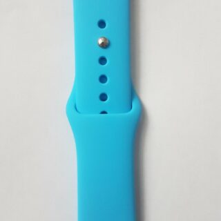 Силиконова каишка за Apple Watch светло синя