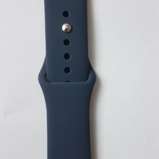 Силиконова каишка за Apple Watch тъмно синя