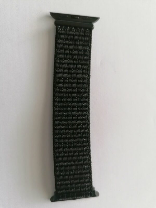Текстилна каишка за Apple iWatch черна
