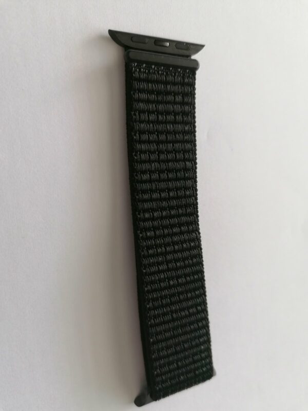 Текстилна каишка за Apple iWatch черна - Image 2