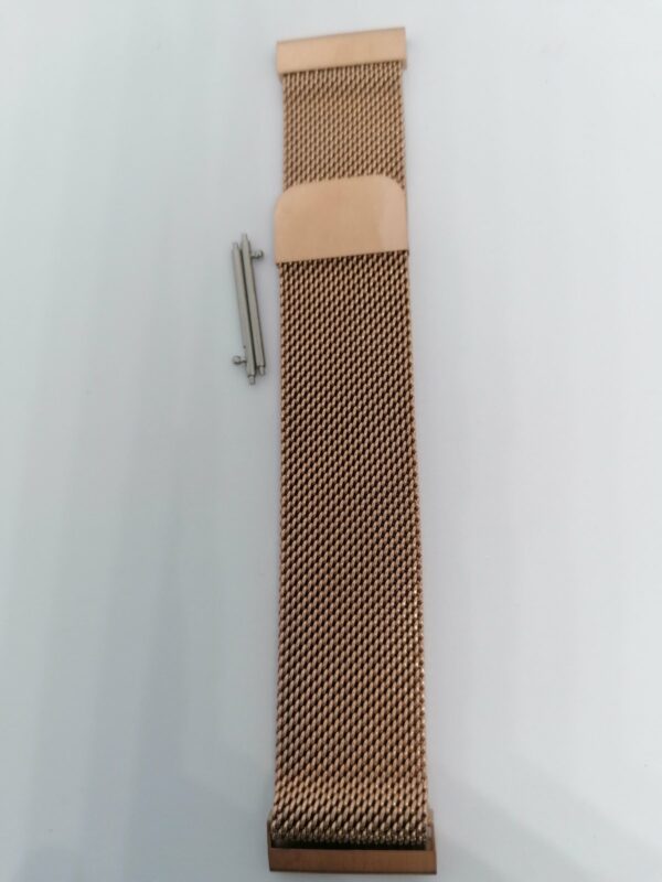 Метална каишка 20 мм светло розова / rose gold/ - Image 2