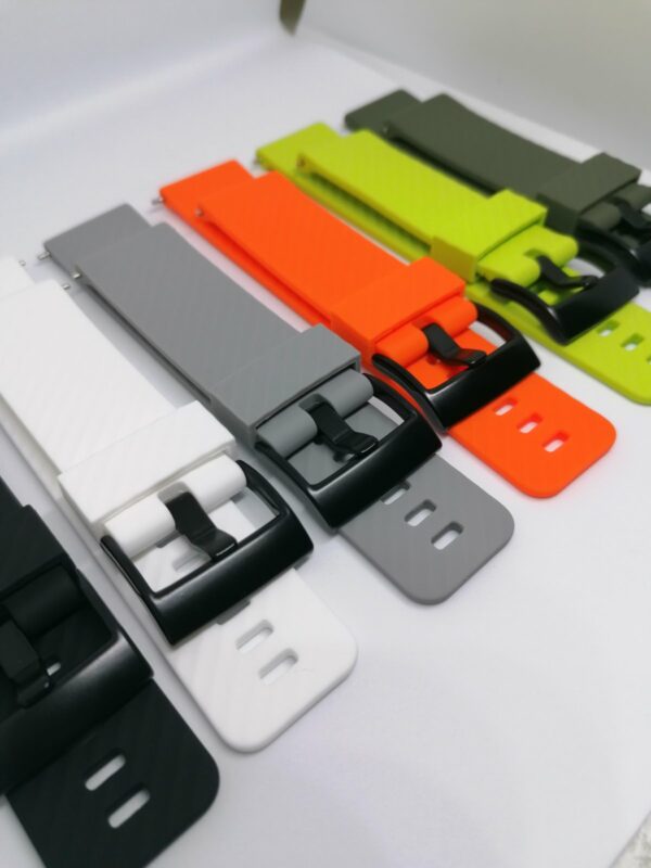 Силиконова каишка за Suunto 24 мм черна - Image 4