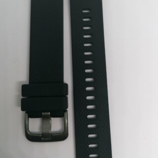 Силиконова каишка за Garmin Vivoactive / Vivomove 18 мм черна