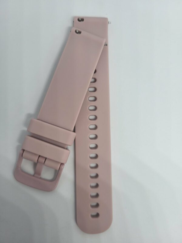 Силиконова каишка за Garmin / Huawei  18 мм розова - Image 3