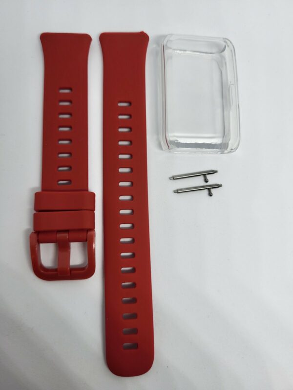 Силиконова каишка за Huawei Band 7 червена - Image 2